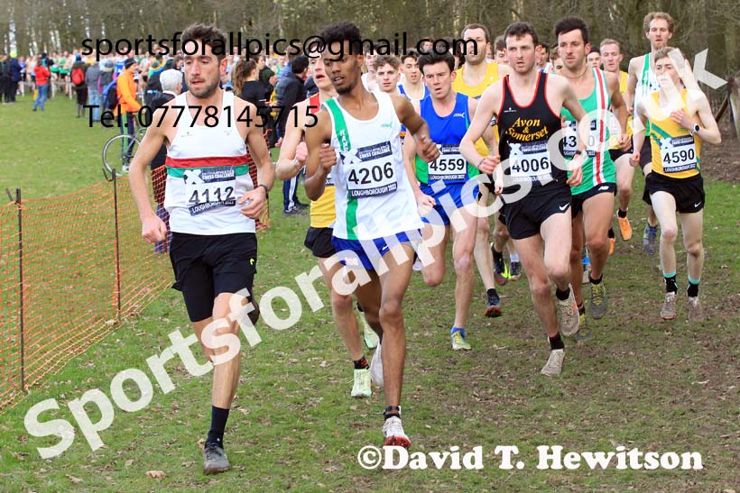 Senior Mens 2022 CAU Inter Counties Cross Country, Prestwold Hall, Loughborough.  Photo: David T. Hewitson/Sports for All Pics